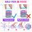 Magnetic Building Blocks Set 50 Pieces 4