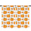 Pumpkin Pattern Thanksgiving Curtains 2 Pack 52x84 in Rod 1