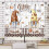 Rustic Coffee Kitchen Curtains Brown Vintage Gnome 55x39 2