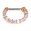 Titanium Micro Cubic Zirconia Nose Hoop Ring Unisex 3