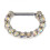 Titanium Micro Cubic Zirconia Nose Hoop Ring Unisex 5