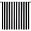 Thermal Curtains Black and White Stripe Rod Pocket 52x84 3