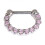 Titanium Micro Cubic Zirconia Nose Hoop Ring Unisex 6
