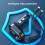 Bluetooth 5.0 FM Transmitter with Wireless Charger USB Fast 4
