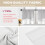 White Christmas Snow Kitchen Tier Curtains 2 Pack 26x24 4