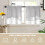White Christmas Snow Kitchen Tier Curtains 2 Pack 26x24 5