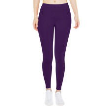 Women's Opaque Yoga Leggings Soft Slim Winter Purple XXL