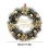 Christmas Wreath Pinecone Gold Decor 12 inch 2