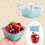 Mini Square Baking Cups with Lids 5oz Aluminum Foil 3