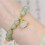Women's Rabbit Charm Bracelet Jade Beaded Adjustable Bangle 3