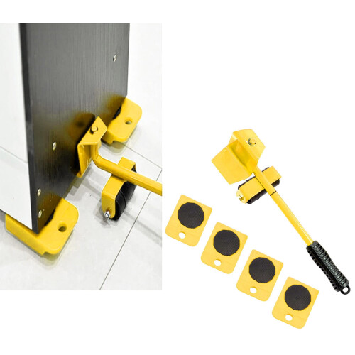 Furniture Lift Mover Tool Set Adjustable Height Lever 4