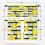 Lemon Leaves Kitchen Curtains Valance and Tier Set Black 3