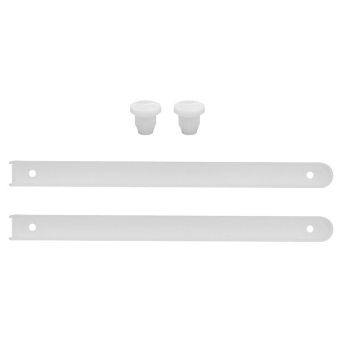 White Plastic Drawer Slides Heavy Duty 1 Set