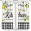Farmhouse Lemon Kitchen Curtains Rustic Black White Buffalo 8