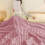 Pink Raschel Blanket Soft Thick Double Layer 40x60 Inches 6
