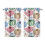 Pumpkin Pattern Tier Curtains Set of 2 Rustic Autumn 1