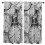 Flower Tile Texture Curtains for Living Room Kitchen Bedroom 1