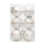 Christmas Balls Shatterproof Silver 2.4In 6-Pack 2
