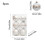 Christmas Balls Shatterproof Silver 2.4In 6-Pack 3