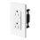 White 20A GFCI Outlet with LED Indicator 120V 1
