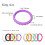 Silicone Wedding Rings for Women 3mm 10-Pack 4