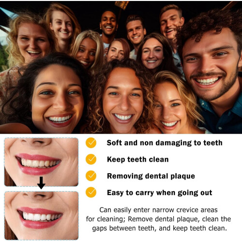 Msgweeeg Interdental Brushes with Dispenser Soft Silicone 2