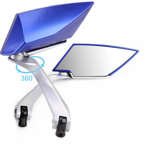 Motorcycle Side Mirrors ABS Plastic 1 Pair Universal 2