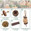 Small Animal Wood Activity Toys Pack 10 2