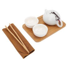 Ceramic Outdoor Tea Set with Mini Japanese Teapot