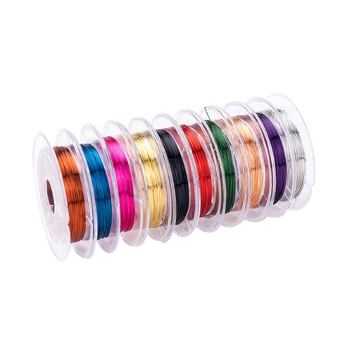 LEORX Copper Jewelry Wire Assorted Colors 2