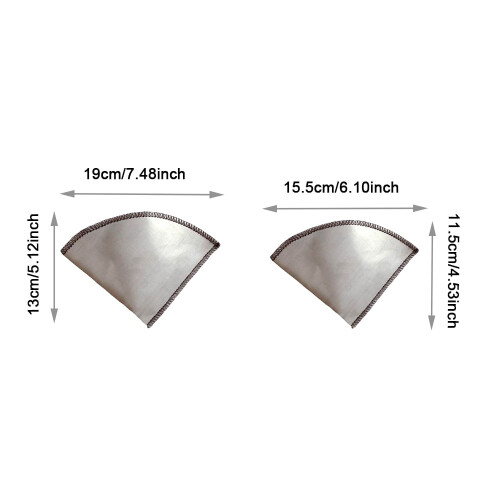 BE-TOOL Stainless Steel Pour Over Coffee Filter Foldable 1