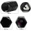 Tire Valve Caps with Rubber Gasket 4-Pack Black 2