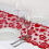 Red Lace Table Runner and Placemats Set Valentine's Day 4