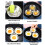 Stainless Steel Egg Poacher Heart Shape 304 4