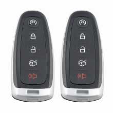 Car Smart Remote Key 433MHz 5 Button 2 Pack
