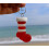 Gnome Sea Glass Ornament Handmade Beach Theme 4