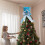 Sky Blue Christmas Tree Topper Hat Gingerbread Man 8.66 Inch 7