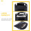 Fireproof Document Bag Black 1 Pack 8.3 x 4.5 Inches 5