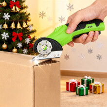 Electric Rotary Cutter with Self-Sharpening Blade for