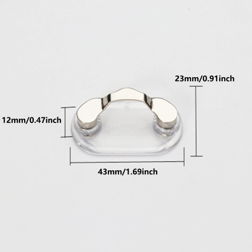 Magnetic Eyeglass Holder Black 8 Pieces 2