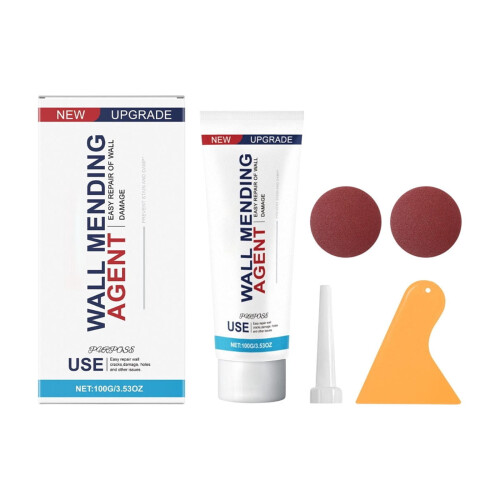 Wall Repair Compound for Home Use with Sandpaper and Scraper 1
