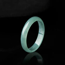 Natural Jadeite Jade Band Ring for Women and Men Size 6 to