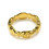 Stainless Steel Fish Ring Gold Tone Size 8 4