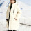 Beige Kids Puffer Jacket with Hood and Thermal Lining for 2
