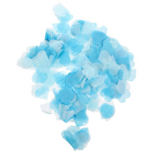 Sky-blue paper confetti for Valentine party decoration 4