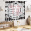 Rustic Kitchen Curtains Black White Buffalo Plaid 55x39 4