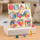Wooden Geometry Puzzle Board Educational Toy for Early Math 1