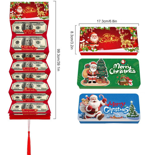 Christmas Money Holder with 10 Slots 2