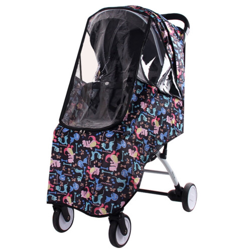 Infant Cartoon Rain Cover for Stroller Breathable Size 2