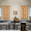 Pumpkin Pattern Kitchen Curtains Set of 2 27.5x39 Inch 2